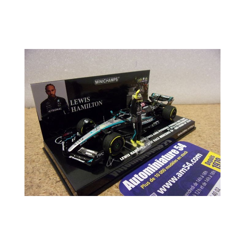 2024 Mercedes AMG Petronas W15 E n°44 Lewis Hamilton Mercedes Last Race Abu Dhabi GP 410242444 Minichamps