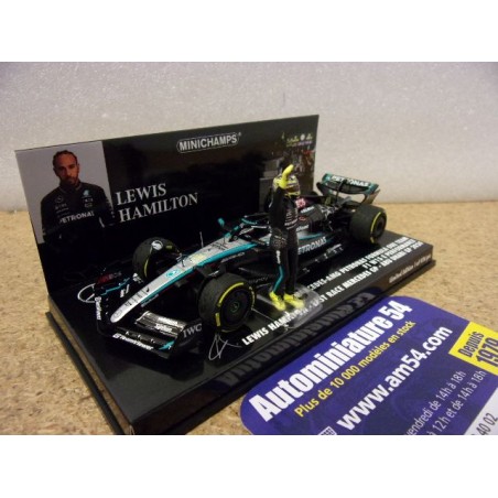 2024 Mercedes AMG Petronas W15 E n°44 Lewis Hamilton Mercedes Last Race Abu Dhabi GP 410242444 Minichamps