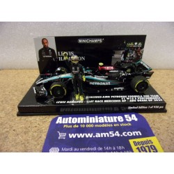 2024 Mercedes AMG Petronas W15 E n°44 Lewis Hamilton Mercedes Last Race Abu Dhabi GP 410242444 Minichamps