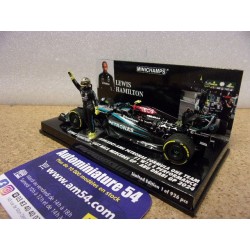 2024 Mercedes AMG Petronas W15 E n°44 Lewis Hamilton Mercedes Last Race Abu Dhabi GP 410242444 Minichamps