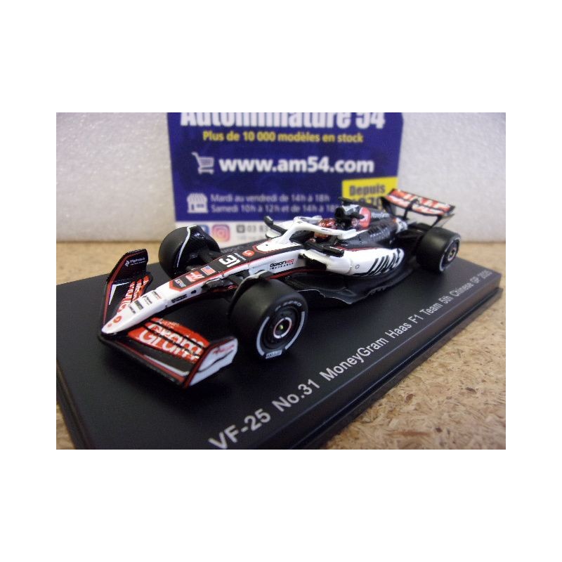 2025 Haas F1 Team VF25 n°31 Esteban Ocon 5th Chinese GP Y434 Spark Model Sparky 1.64