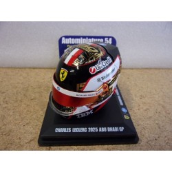 2025 Casque Charles Leclerc Ferrari Abu Dhabi 1/5 LSHEL028 Spark Model