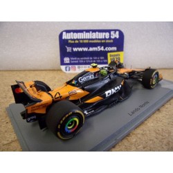 2025 McLaren MCL39 n°4 Lando Norris 1st Winner Brazilian GP S9675 Spark Model
