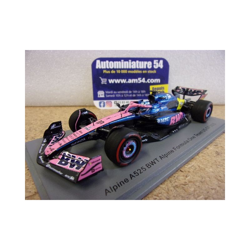 2025 Alpine BWT F1 Team A525 n°10 Pierre Gasly US GP S9668 Spark Model
