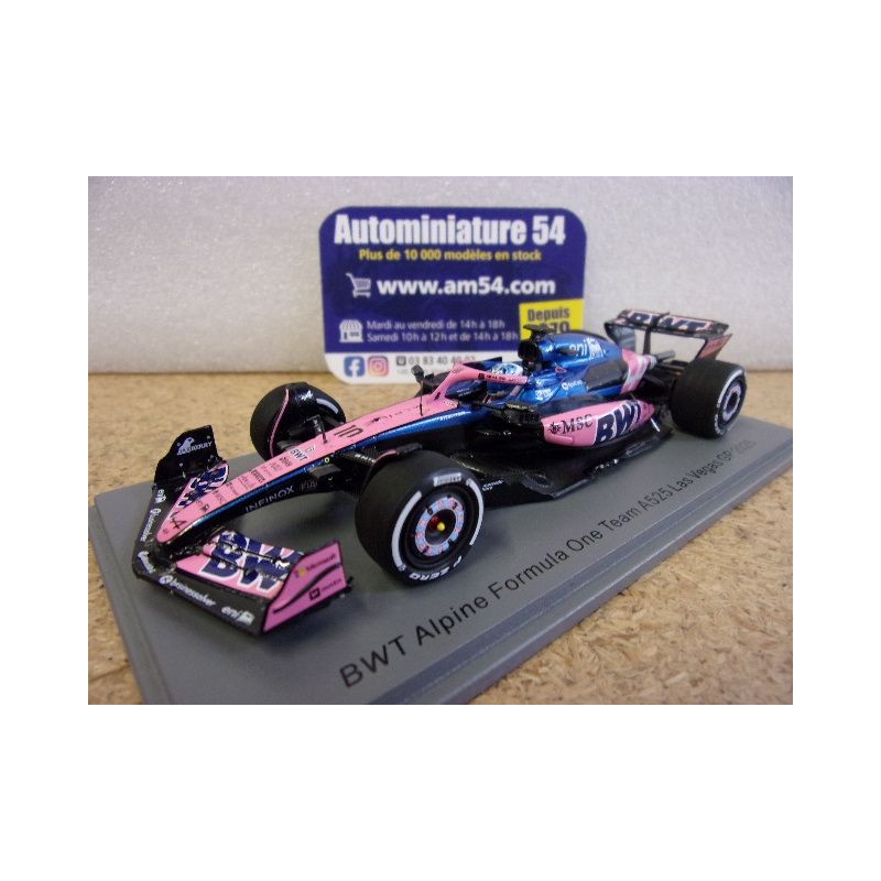 2025 Alpine BWT F1 Team A525 n°10 Pierre Gasly Las Vegas GP S9673 Spark Model