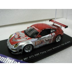 2010 Porsche 997 GT3 Flying Lizard n°80 Le Mans S2584 Spark Model