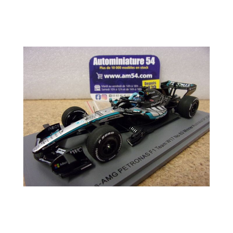 2026 Mercedes AMG Petronas F1 W17 n°63 George Russell 1st Winner Australian GP S9380 Spark Model