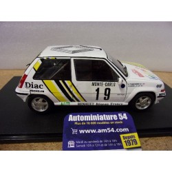 1989 Renault Supercinq GT Turbo 5 n°19 Oreille - Thimonier Monte Carlo S1810006 Solido