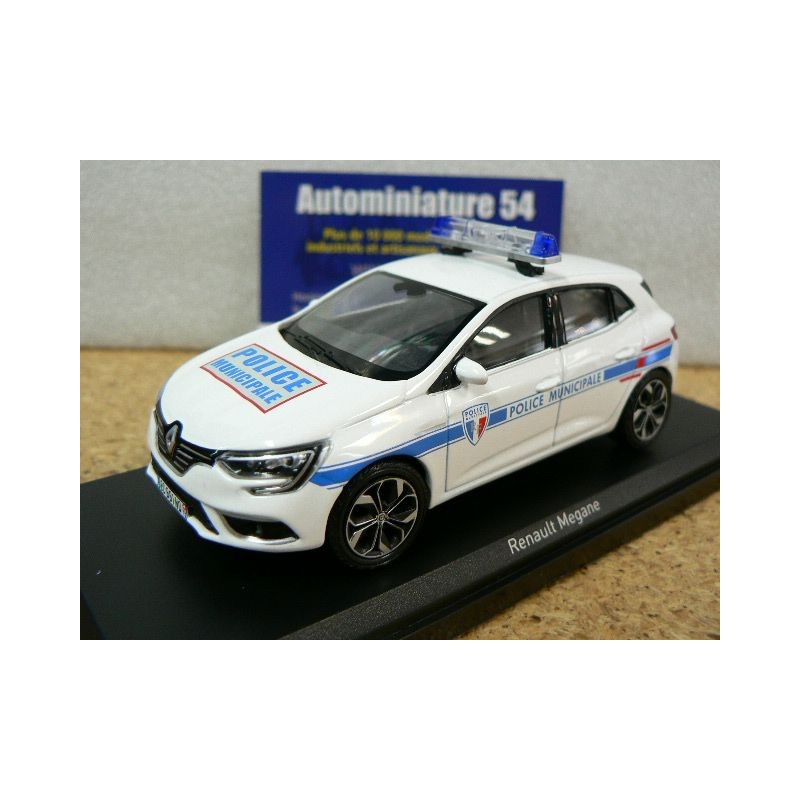 Renault Megane  2016  Polizei Police Municipale France  1:43 Norev 517722 