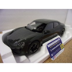 Porsche Taycan Turbo S Slate Grey Nero 2024 187654 Norev