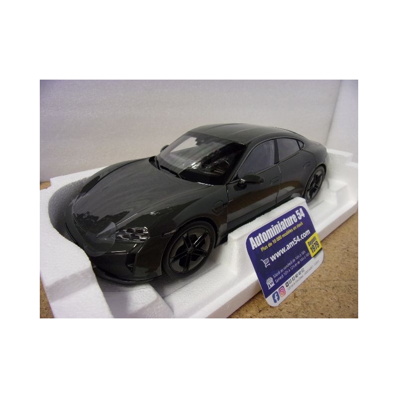 Porsche Taycan Turbo S Slate Grey Nero 2024 187654 Norev