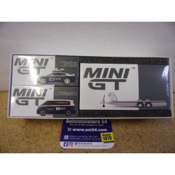 Porsche Set 911 - 992 Dakar 718 + Id Buzz + Remorque MGTS0019 Mini GT