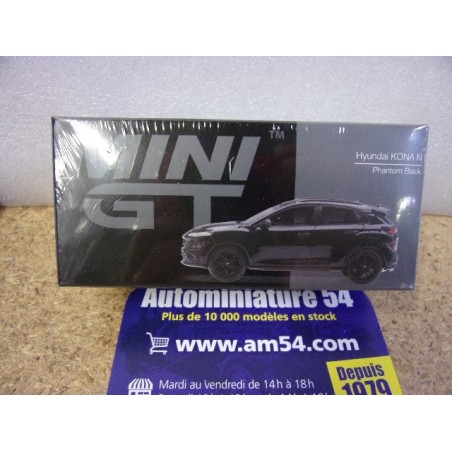 Hyundai Kona N Performance Phantom Black MGT001206 True Scale Models Mini GT