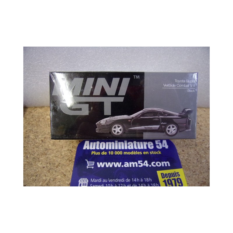 Toyota Supra VeilSide Combat V2 Black MGT01107 True Scale Models Mini GT