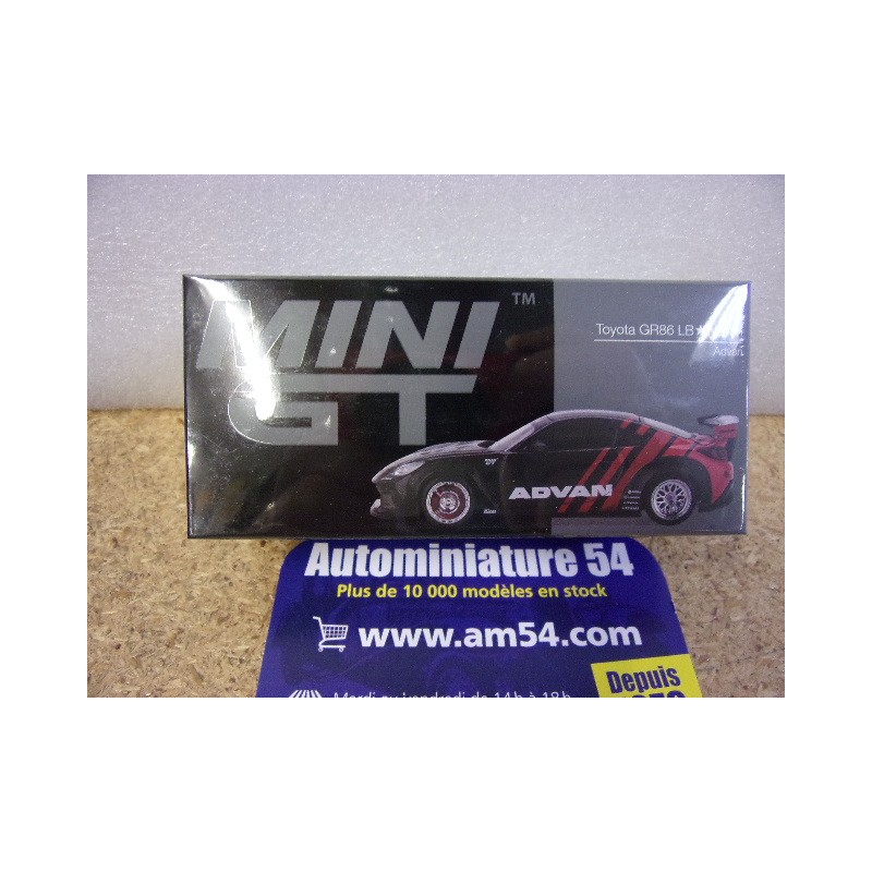 Toyota GR86 LB Nation Advan MGT01173 True Scale Models Mini GT