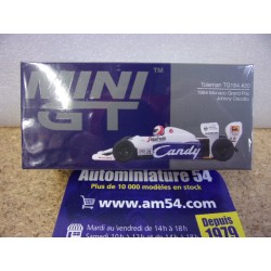 1984 Toleman TG184 n°20 Johnny Cecotto Monaco GP MGT01193 True Scale Models Mini GT