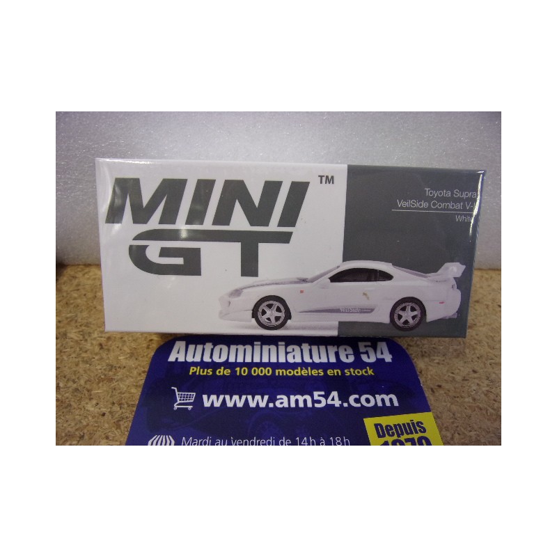 Toyota Supra VeilSide Combat V1 White MGT01104 True Scale Models Mini GT