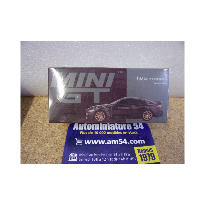 BMW M4 M Performance Daytona Violet MGT01112 True Scale Models Mini GT