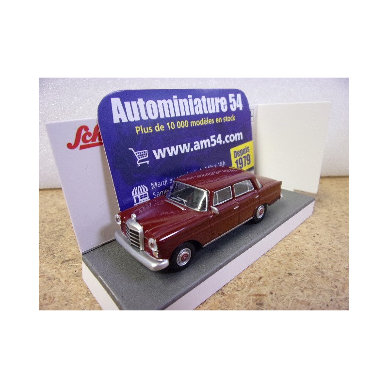 Mercedes 200D Dark Red 1/64 64U00005 Schuco