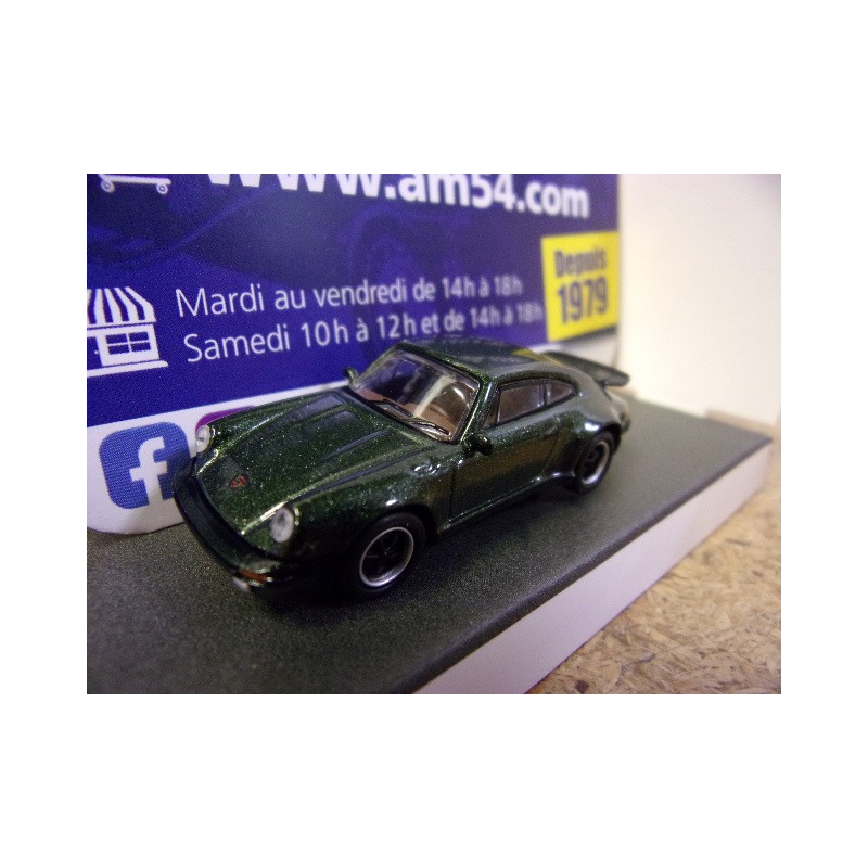 Porsche 911 - 930 Turbo Green 87U00064 Schuco 1/87