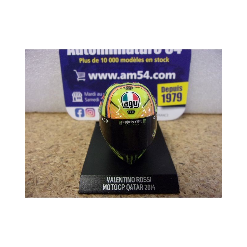 2014 Casque Moto GP AGV Valentino Rossi Qatar 315140056 Minichamps