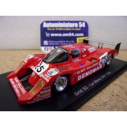 1984 Grid S2 n°25 Wood - Cooper - Robinson Le Mans S9425 Spark Model