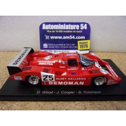 1984 Grid S2 n°25 Wood - Cooper - Robinson Le Mans S9425 Spark Model