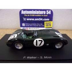 1953 Jaguar Type C n°17 Moss - Walker 2nd Le Mans S2944 Spark Model