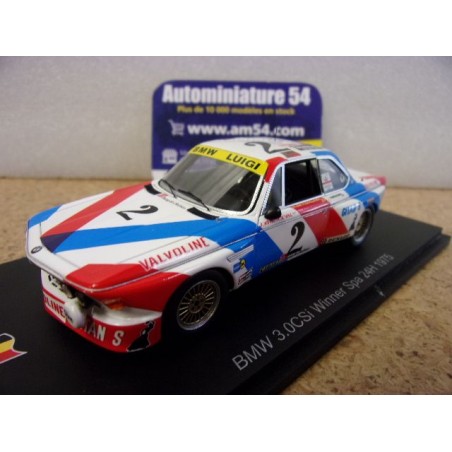 1975 BMW 3.0 CSi n°2 Xhenceval - de fierlant 1st Winner 24h SPA 43SPA1975 Spark Model