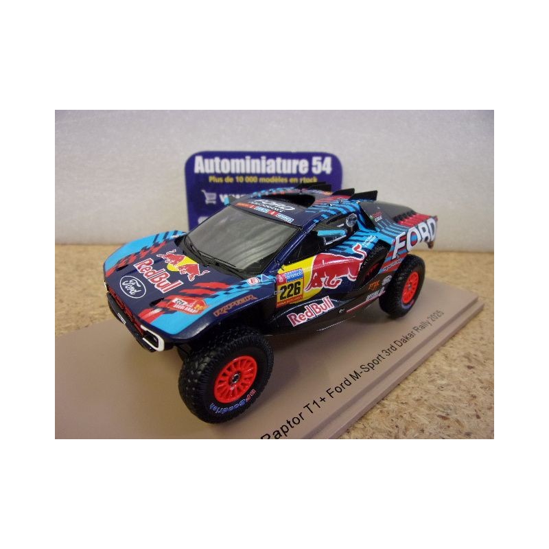 2025 Ford Raptor T1+ M Sport n°226 Ekstroem - Bergkwist 3rd Dakar S6004 Spark Model