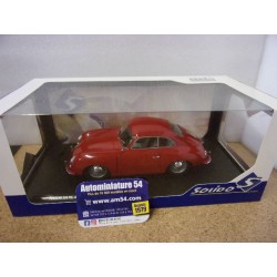 Porsche 356 Pre-A 1953 Red S1802809 Solido
