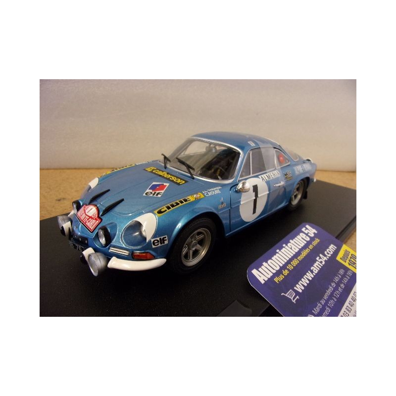 1972 Alpine A110 1600S n°1 Therier - Roure Monte Carlo S1804210 Solido