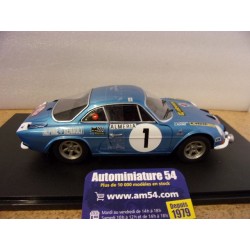 1972 Alpine A110 1600S n°1 Therier - Roure Monte Carlo S1804210 Solido