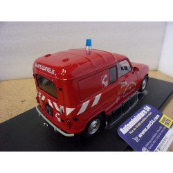 Renault 4 F4 Pompiers de "Sainte Quatrelle" 1976 S1802210 Solido