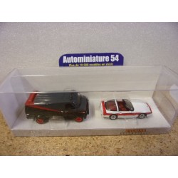 GMC Vandura & Chevrolet Corvette C4 Agence tous risque ATeam 90501 Brekina 1/87