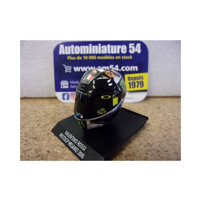 2016 Casque Moto GP AGV Valentino Rossi Misano 315160096 Minichamps