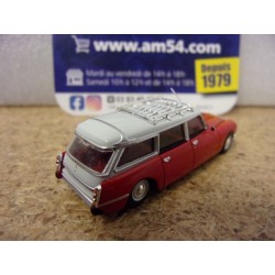 Citroen DS Break Red - Hell Grau 14219 Brekina 1/87