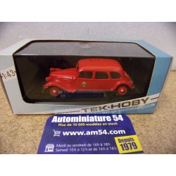 Citroen Traction 11cv Pompier de Paris 1939 TH004 TEK-HOBY