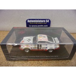 1974 Porsche 911 RSR 2.8 N°67 Vollery  Chapuis - Dorchy Le Mans S9797 Spark Model