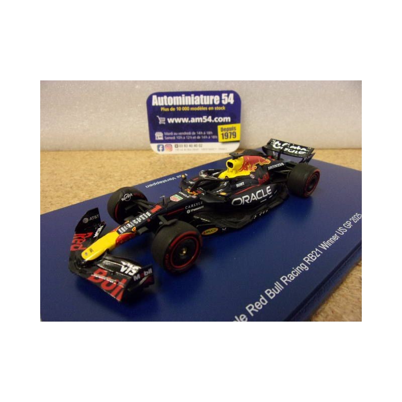 2025 Red Bull Honda RB21 n°1 Max Verstappen 1st winner US GP S9666 Spark Model