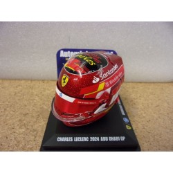 2024 Casque Charles Leclerc Ferrari Abu Dhabi 1/5 LSHEL017 Spark Model