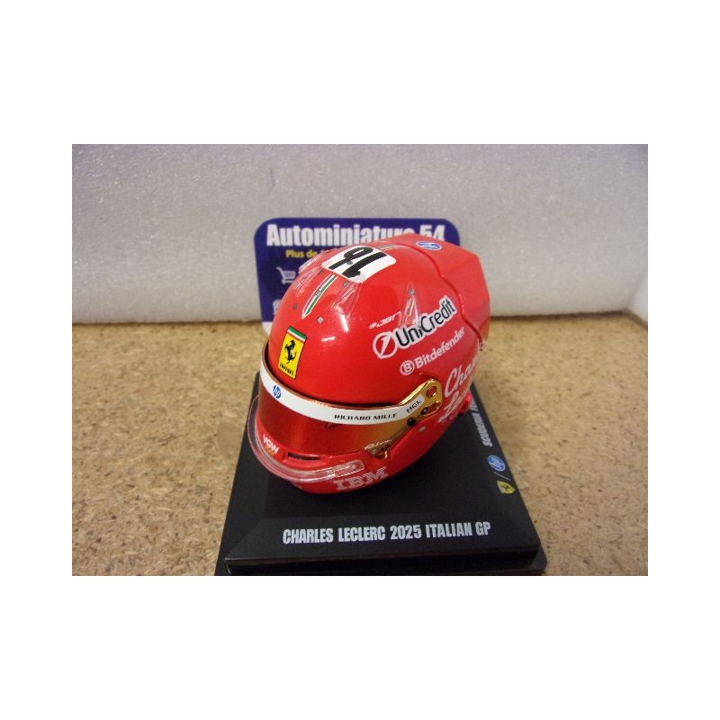 2025 Casque Charles Leclerc Ferrari Italy 1/5 LSHEL020 Spark Model