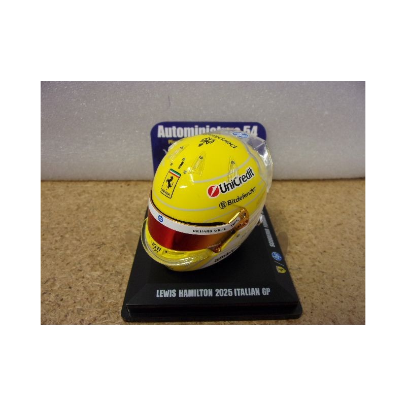 2025 Casque Lewis Hamilton Italian GP Ferrari 1/5 LSHEL021 Spark Model