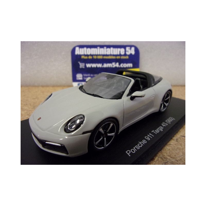 Porsche 911- 992 Targa 4S Chalk S6127 Spark Model