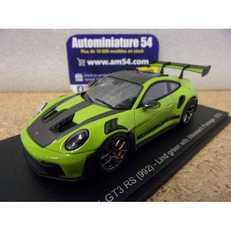Porsche 911- 992 GT3 RS Lind Green Weissach Pkt S8780 Spark Model