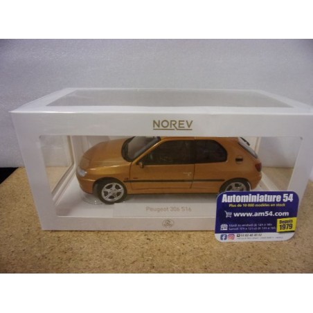 Peugeot 306 S16 ph2 Yellow 1997 184940 Norev