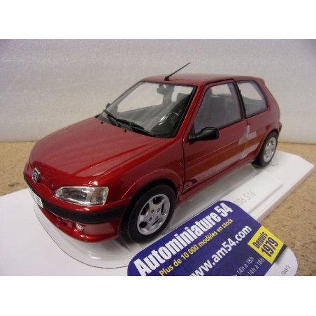 Peugeot 106 Ph2 S16 Diablo Red 1998 184921 Norev