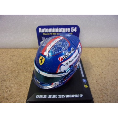 2025 Casque Charles Leclerc Ferrari Singapore 1/5 LSHEL024 Spark Model