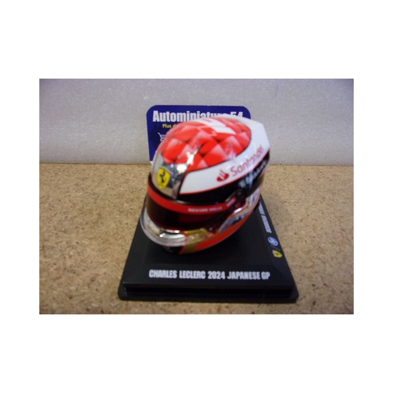 2024 Casque Charles Leclerc Ferrari Japanese GP Tribute to Jules Bianchi 1/5 LSHEL025 Spark Model