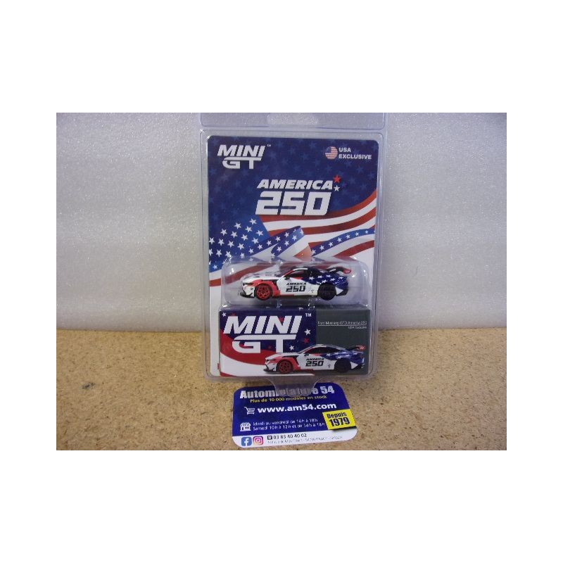 Ford Mustang GTD America 250 USA Exclusive MGT01301 Mini GT